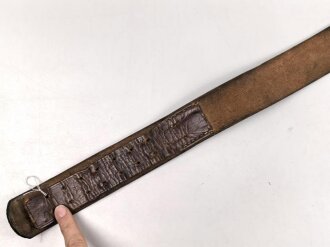 Lackleder Koppelriemen Wehrmacht, Gesamtlänge 92cm