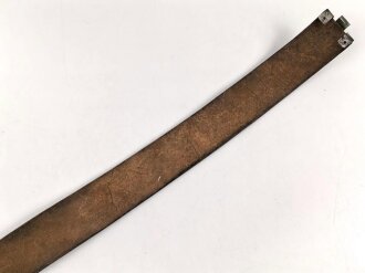 Lackleder Koppelriemen Wehrmacht, Gesamtlänge 92cm