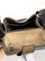 Patronentasche zum K98 Wehrmacht ( für 6 Ladestreifen) Genietetes Stück mit Reichsbetriebsnummer