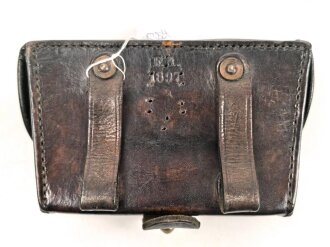 Portugal, Patronentasche Modell 1896, datiert 1897 in gutem Zustand