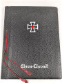 "Ehren Chronik" für Angehörige des Heeres, leicht stockfleckig, sonst sehr guter Zustand, blanko