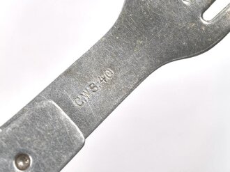 Gabel / Löffel Kombi Wehrmacht. Aluminium, datiert 1940