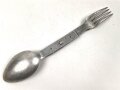 Gabel / Löffel Kombi Wehrmacht. Aluminium, datiert 1940