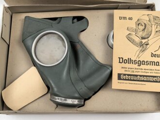 Luftschutz, Volksgasmaske 40 für Männer....