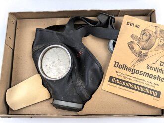 Luftschutz, Volksgasmaske 40 für Frauen. Komplett,...