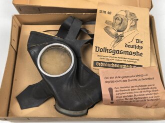 Luftschutz, Volksgasmaske 40 für Männer....