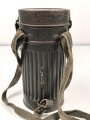 Reichswehr / frühe Wehrmacht, Bereitschaftsbüchse für die Gasmaske. Originallack
