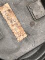 Gasmaskendose Wehrmacht Modell 1938. Originallack, datiert 1943