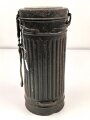 Gasmaskendose Wehrmacht Modell 1938. Originallack, datiert 1943