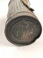 Gasmaskendose Wehrmacht Modell 1938. Originallack, datiert 1943