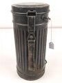 Luftwaffe, Gasmaskendose Modell 1938. Originallack, datiert 1941