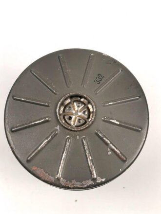 Gasmaskenfilter "Filtereinsatz 37R" Wehrmacht . Gebraucht, datiert 1942