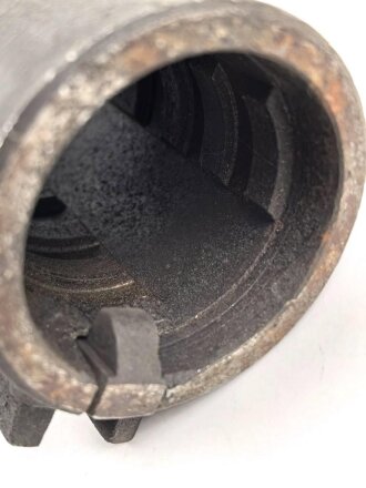 Mündungsfeuerdämpfer für 3,7cm FLAK Fluabwehrkanone Wehrmacht. Guter Zustand, KEIN Bodenfund