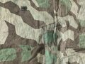 Zeltbahn 31 Wehrmacht. Farbfrisches Stück mit etlichen Reparaturstellen
