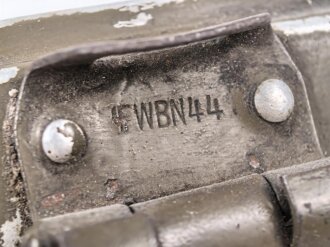 Kochgeschirr Wehrmacht, Hersteller FWBN44, nur auf Oberteil gestempelt. Originallack