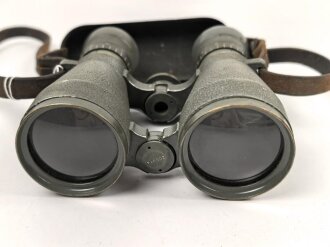 1. Weltkrieg, Fernglas 08 von Goerz Berlin. Gängig, klare Durchsicht. Originallack, guter Gesamtzustand
