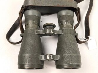 1. Weltkrieg, Fernglas 08 von Goerz Berlin. Gängig, klare Durchsicht. Originallack, guter Gesamtzustand