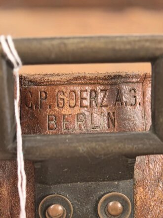 1. Weltkrieg, Behälter zum Fernglas 08 von Goerz Berlin.
