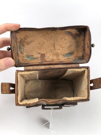 1. Weltkrieg, Behälter zum Fernglas 08 von Goerz Berlin.