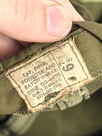 U.S. Army , Hot weather cap, 1st pattern. You will receive the exact 10 pieces pictured. All Vietnam war era, uncleaned