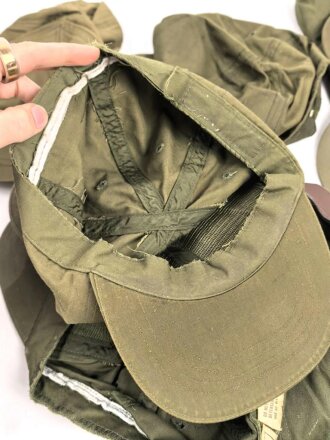 U.S. Army , Hot weather cap, 1st and 2nd pattern. You will receive the exact 10 pieces pictured. All  uncleaned