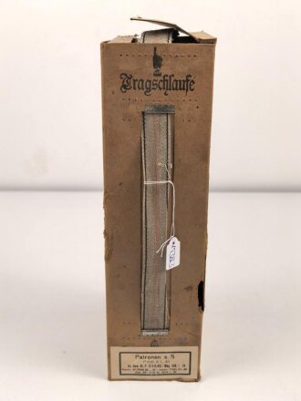 Leerer Pappkasten für 300 Schuss Munition 8 x 57 zum k98 der Wehrmacht.