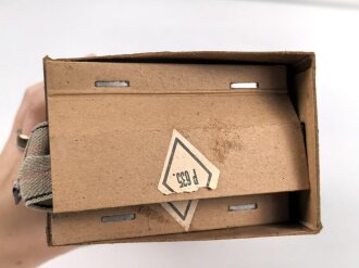 Leerer Pappkasten für 300 Schuss Munition 8 x 57 zum k98 der Wehrmacht.
