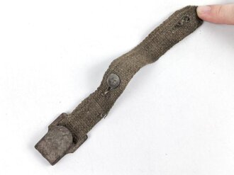 Kurzer Riemen  für eine Gasmaskendose der Wehrmacht