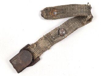 Kurzer Riemen  für eine Gasmaskendose der Wehrmacht