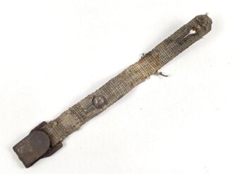 Kurzer Riemen  für eine Gasmaskendose der Wehrmacht