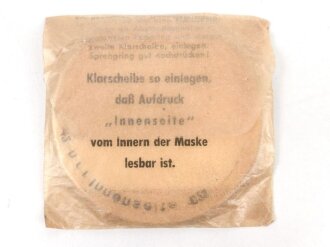 Satz Klarscheiben  für eine Gasmaskendose der Wehrmacht