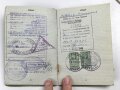 Einsatzbuch für Nachrichtenhelferinnen des Heeres, dazu Dienstausweis, Durchlaßschein sowie diverse weitere Papiere