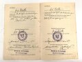 Wehrpaß eines aktiven Teilnehmers an beiden Weltkriegen, im laufe der Dienstjahre vom gefreiten bis zum Oberst befördert.