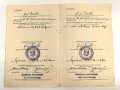 Wehrpaß eines aktiven Teilnehmers an beiden Weltkriegen, im laufe der Dienstjahre vom gefreiten bis zum Oberst befördert.