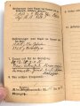 Wehrpaß eines aktiven Teilnehmers an beiden Weltkriegen, im laufe der Dienstjahre vom gefreiten bis zum Oberst befördert.
