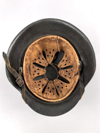 Heer, Stahlhelm Modell 1942. In allen Teilen original und zusammengehörig, EF68