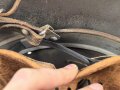 Heer, Stahlhelm Modell 1942. In allen Teilen original und zusammengehörig, EF68
