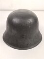 Heer, Stahlhelm Modell 1942. In allen Teilen original und zusammengehörig, EF68