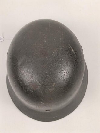 Heer, Stahlhelm Modell 1940 mit Emblem. In allen Teilen original und zusammengehörig, Q64