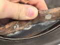 Heer, Stahlhelm Modell 1940 mit Emblem. In allen Teilen original und zusammengehörig, Q64