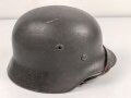 Heer, Stahlhelm Modell 1940 mit Emblem. In allen Teilen original und zusammengehörig, Q64
