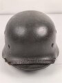 Heer, Stahlhelm Modell 1940 mit Emblem. In allen Teilen original und zusammengehörig, Q64