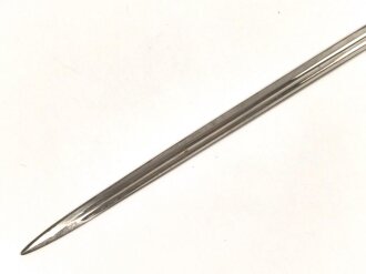 Kaiserreich, Klinge zum Infanterie Offizier Degen IOD 89.  Hersteller Eickhorn Solingen. Angeschliffenes Stück. Länge der Klinge ( ohne Griffteil) 77cm