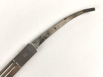 Kaiserreich, Klinge zum Infanterie Offizier Degen IOD 89.  Hersteller Eickhorn Solingen. Angeschliffenes Stück. Länge der Klinge ( ohne Griffteil) 77cm