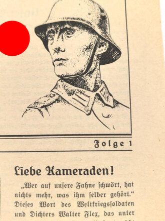 Faltblatt "Die Westmark-SA zur Front!, A4, 4 Seiten,...
