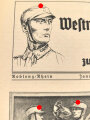 Faltblatt "Die Westmark-SA zur Front!, A4, 4 Seiten, datiert Januar/Februar 1941