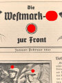 Faltblatt "Die Westmark-SA zur Front!, A4, 4 Seiten, datiert Januar/Februar 1941