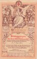 Badischer Frauenverein vom Roten Kreuz, Belobigungszeugnis, datiert 1913. Beschnitten, Maße 18,5 x 29,5cm