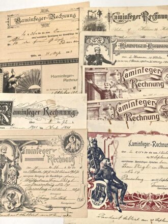"Kaminfeger Rechnung" 8 Exemplare