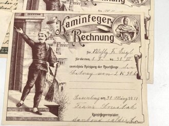 "Kaminfeger Rechnung" 8 Exemplare